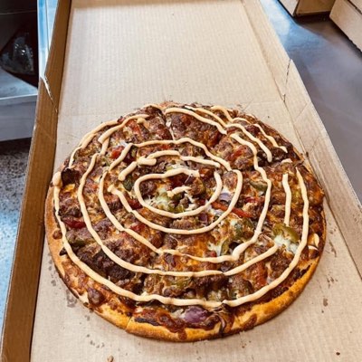 Aachari Chicken pizza